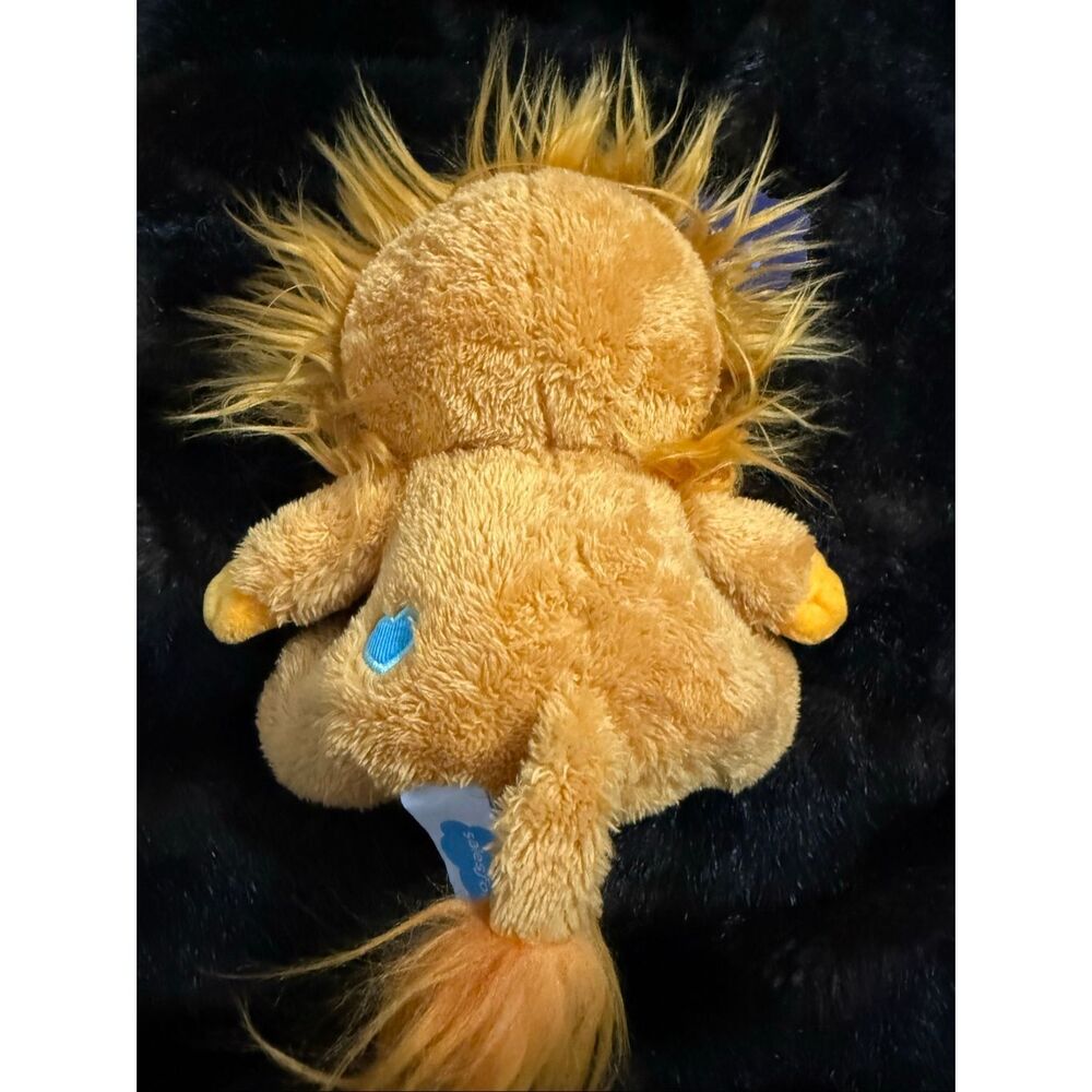 Salesforce Lionheart Astro Yellow Lion Heart Plush Stuffed Animal 8" - Picture 4 of 6